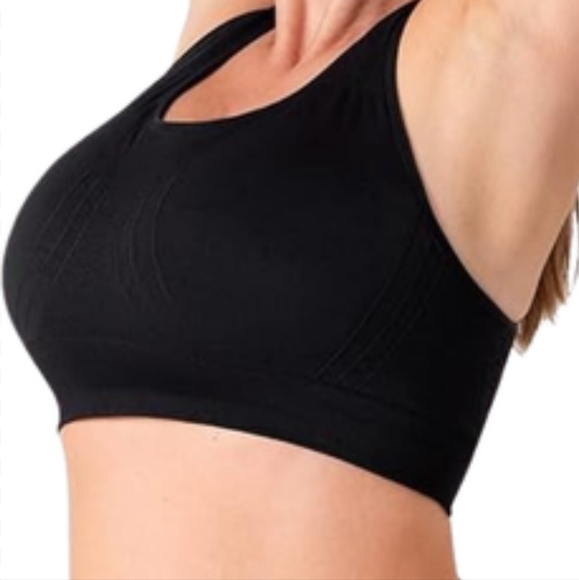 Shapermint Other - Shapermint Truekind Daily Comfort Wireless Shaper Bra Black Racerback Size S